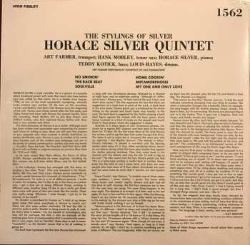 LP The Horace Silver Quintet: The Stylings Of Silver LTD 479636