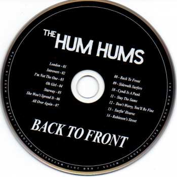 CD The Hum Hums: Back To Front 286405