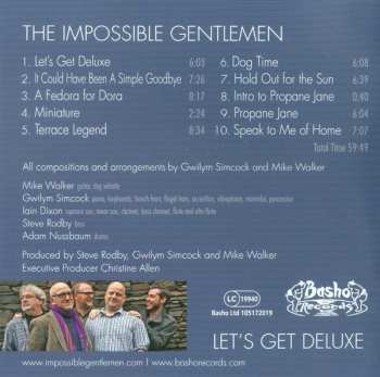 CD The Impossible Gentlemen: Let's Get Deluxe