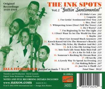 CD The Ink Spots: Gettin' Sentimental - Vol 2 1939-1945 264951