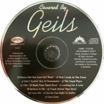 CD The J. Geils Band: Covered By Geils 264971