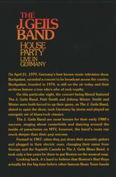 DVD The J. Geils Band: House Party (Live In Germany) 529999