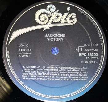 LP The Jacksons: Victory 41909