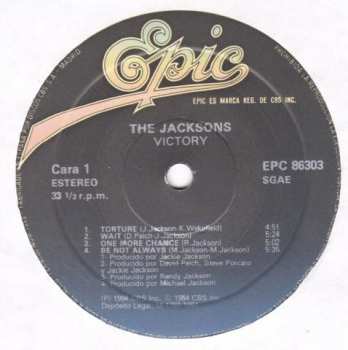 LP The Jacksons: Victory 543150