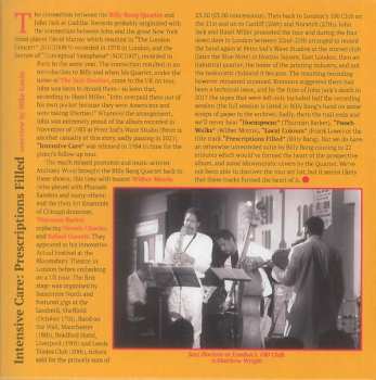 CD The Jazz Doctors: Intensive Care: Prescriptions Filled (The Billy Bang Quartet Sesssions 1983 / 1984) 466328