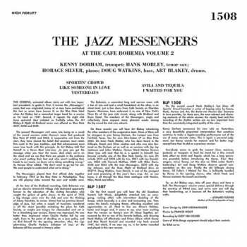 LP Art Blakey & The Jazz Messengers: At The Café Bohemia Volume 2 LTD 422507
