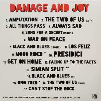 CD The Jesus And Mary Chain: Damage And Joy DLX 474855