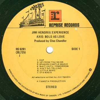 LP The Jimi Hendrix Experience: Axis: Bold As Love 363085