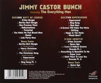 2CD The Jimmy Castor Bunch: Butt Of Course / Supersound / E-Man Groovin' 192148