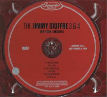 2CD The Jimmy Giuffre Trio: New York Concerts 117894