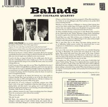 CD The John Coltrane Quartet: Ballads 324420