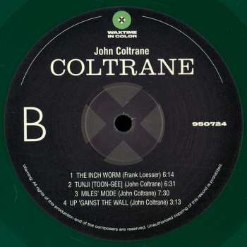 LP The John Coltrane Quartet: Coltrane LTD | CLR 417549