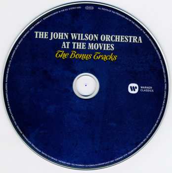 CD The John Wilson Orchestra: At The Movies: The Bonus Tracks 468504