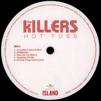 LP The Killers: Hot Fuss