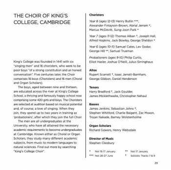 SACD The King's College Choir Of Cambridge: Dona Nobis Pacem; Chichester Psalms 304772