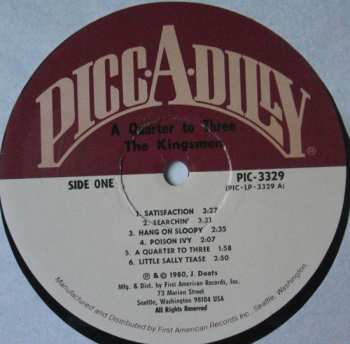 LP The Kingsmen: A Quarter To Three 535819