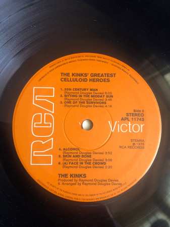 LP The Kinks: Celluloid Heroes - The Kinks' Greatest