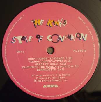 LP The Kinks: State Of Confusion LTD | CLR 531251