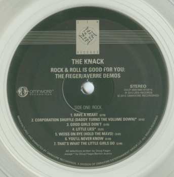 LP The Knack: Rock & Roll Is Good For You: The Fieger/Averre Demos CLR | LTD 511101