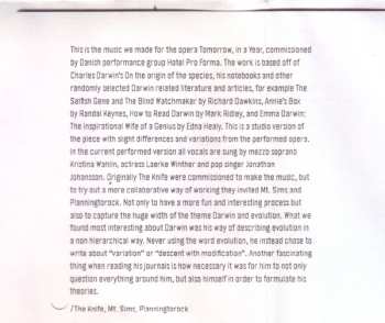 2CD Planningtorock: Tomorrow, In A Year DIGI