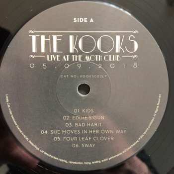 LP The Kooks: Live At The Moth Club 05.09.2018 LTD 136934