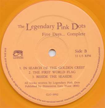 LP The Legendary Pink Dots: Five Days.... Complete LTD | CLR 351757