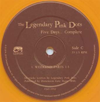 LP The Legendary Pink Dots: Five Days.... Complete LTD | CLR 351757