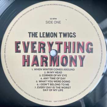 LP The Lemon Twigs: Everything Harmony 452367