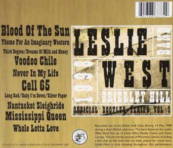 CD The Leslie West Band: Brierley Hill 1998 266249