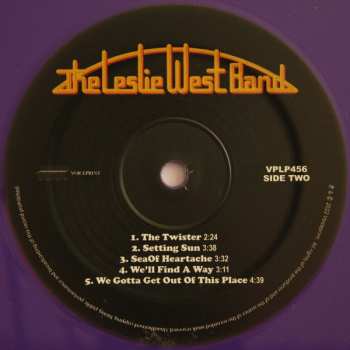 LP The Leslie West Band: The Leslie West Band CLR 521015