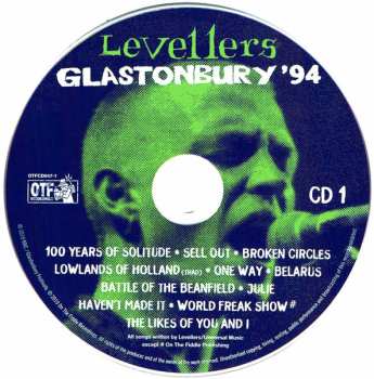 2CD/DVD The Levellers: Glastonbury '94