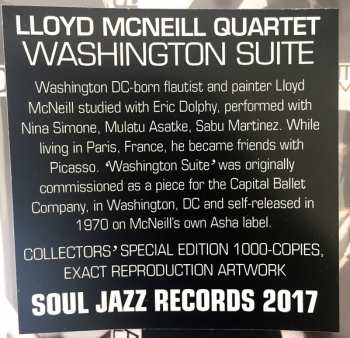 CD The Lloyd McNeill Quartet: Washington Suite 106935