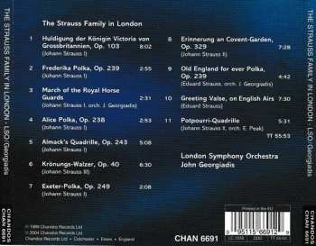 CD The London Symphony Orchestra: Johann Strauss And Family In London 
