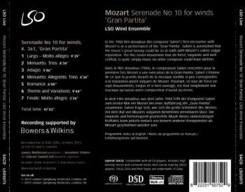 SACD The London Symphony Orchestra Wind Ensemble: Serenade No. 10 For Winds 'Grand Partita' 227993