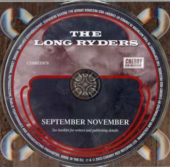 CD The Long Ryders: September November  501925