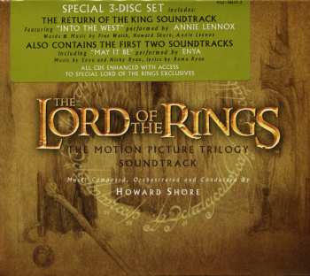 3CD/Box Set Howard Shore: The Lord Of The Rings (The Motion Picture Trilogy Soundtrack) 21860