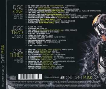 3CD Various: The Many Faces Of Daft Punk DIGI 22779
