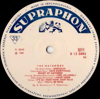 LP The Matadors: The Matadors 504031