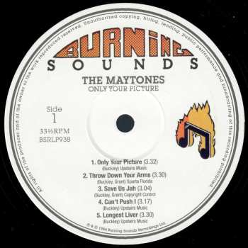 2LP The Maytones: Only Your Picture PIC 63328