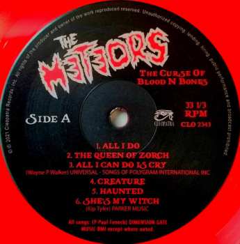 LP The Meteors: The Curse Of Blood N Bones CLR | LTD