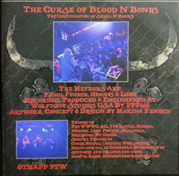 LP The Meteors: The Curse Of Blood N Bones CLR | LTD 488050