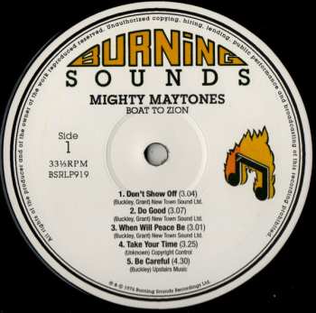 LP The Maytones: Boat To Zion 489564