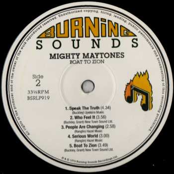 LP The Maytones: Boat To Zion 489564