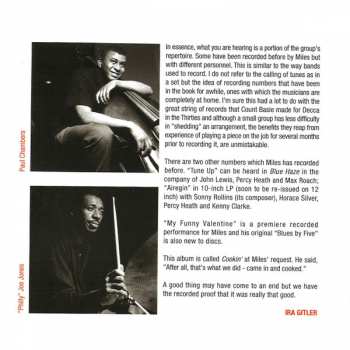 CD The Miles Davis Quintet: Cookin' With The Miles Davis Quintet