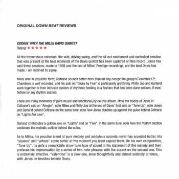 CD The Miles Davis Quintet: Cookin' With The Miles Davis Quintet