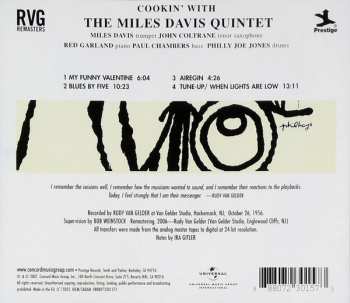 CD The Miles Davis Quintet: Cookin' With The Miles Davis Quintet 46490