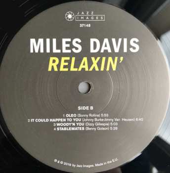 LP The Miles Davis Quintet: Relaxin' LTD 59112