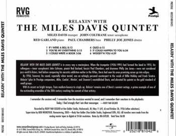 CD The Miles Davis Quintet: Relaxin' With The Miles Davis Quintet 410927