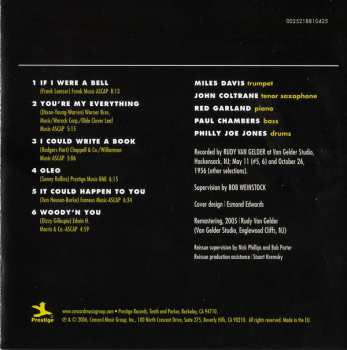 CD The Miles Davis Quintet: Relaxin' With The Miles Davis Quintet 410927