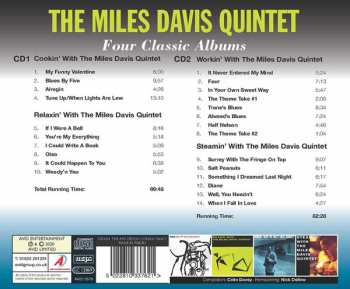 2CD The Miles Davis Quintet: Four Classic Albums - Cookin' / Relaxin' / Workin' / Steamin' With The Miles Davis Quintet 147435